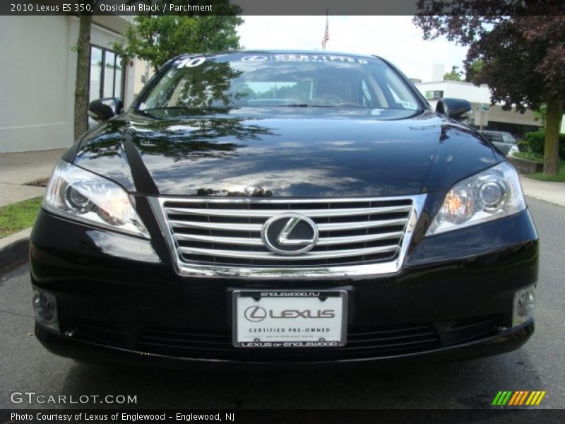 Obsidian Black / Parchment 2010 Lexus ES 350