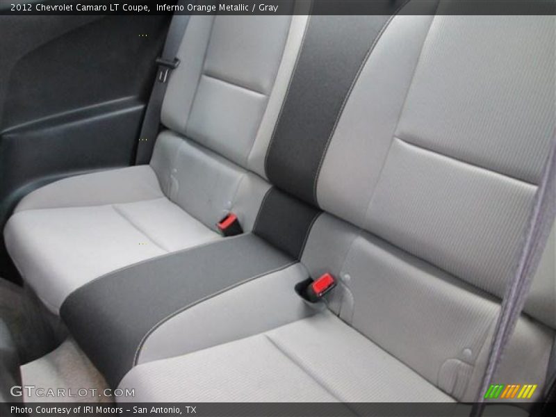 Inferno Orange Metallic / Gray 2012 Chevrolet Camaro LT Coupe