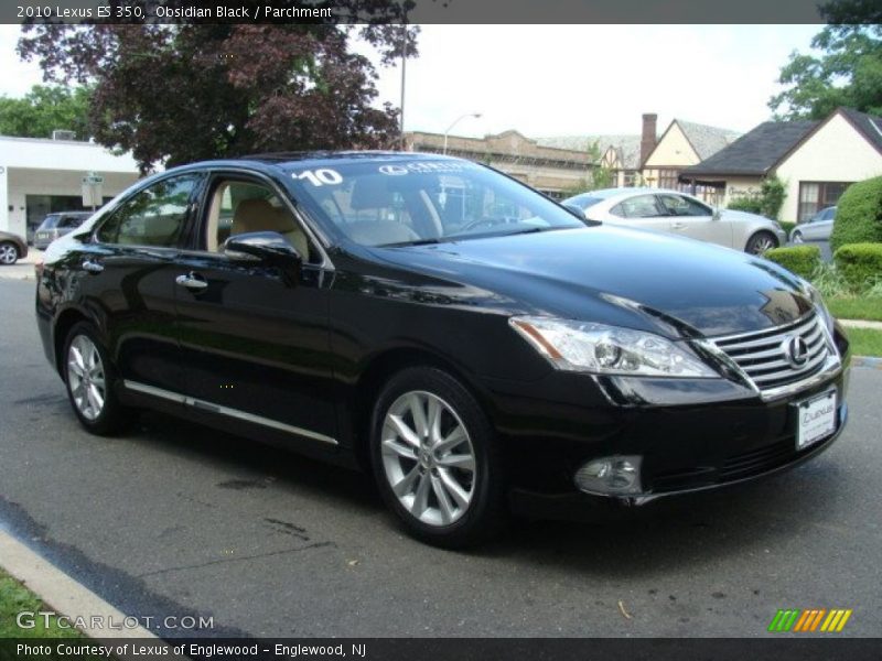 Obsidian Black / Parchment 2010 Lexus ES 350