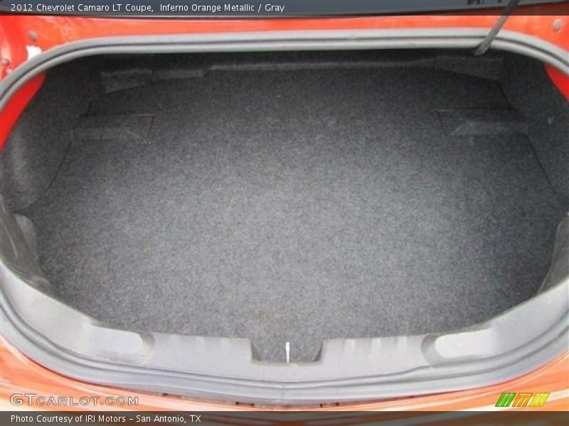 Inferno Orange Metallic / Gray 2012 Chevrolet Camaro LT Coupe