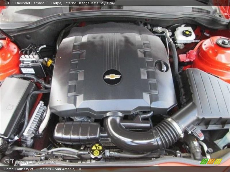 Inferno Orange Metallic / Gray 2012 Chevrolet Camaro LT Coupe