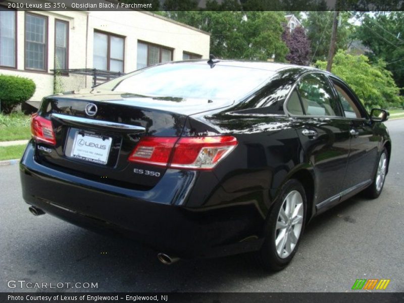 Obsidian Black / Parchment 2010 Lexus ES 350