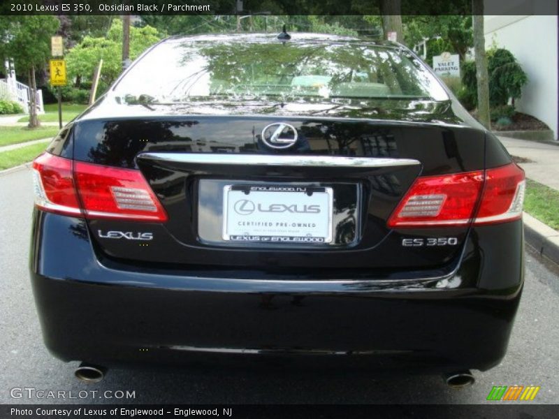 Obsidian Black / Parchment 2010 Lexus ES 350