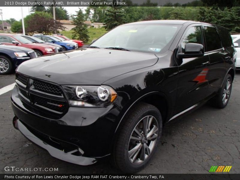 Brilliant Black Crystal Pearl / Black 2013 Dodge Durango Rallye AWD
