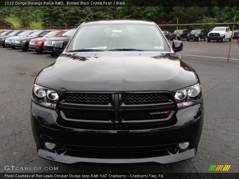 Brilliant Black Crystal Pearl / Black 2013 Dodge Durango Rallye AWD