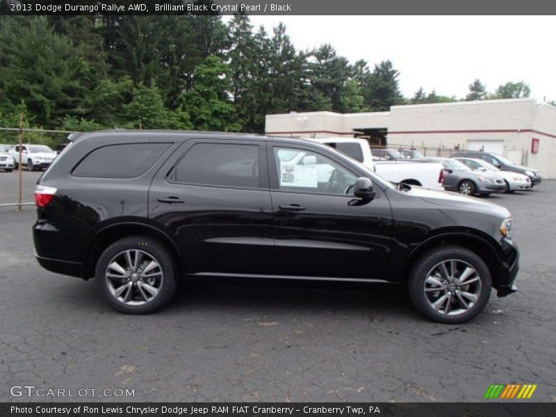 Brilliant Black Crystal Pearl / Black 2013 Dodge Durango Rallye AWD