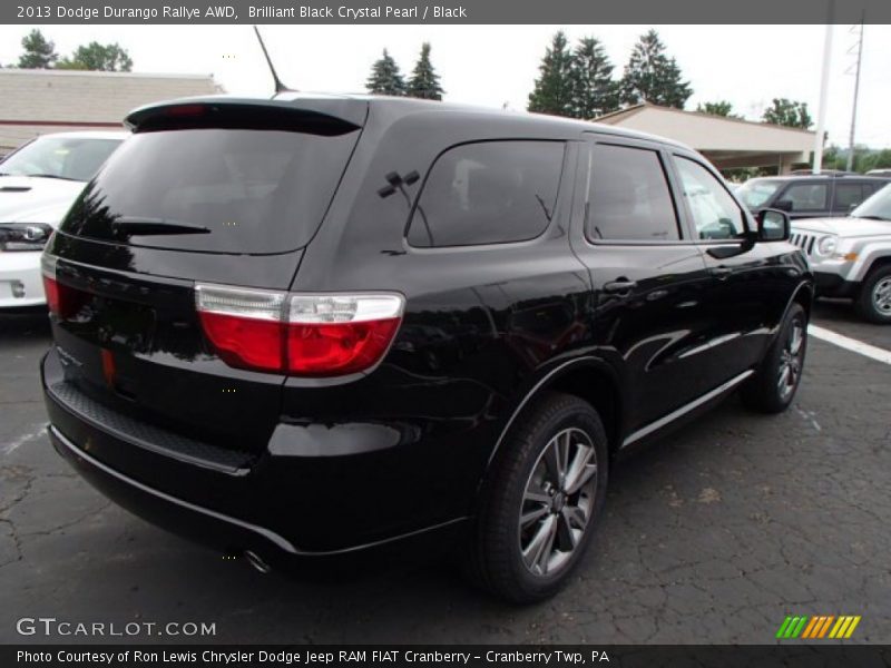 Brilliant Black Crystal Pearl / Black 2013 Dodge Durango Rallye AWD