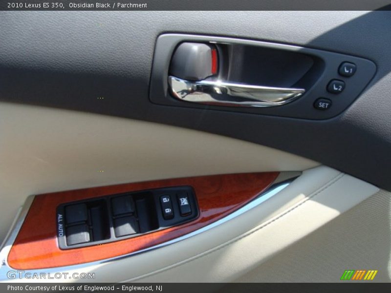 Obsidian Black / Parchment 2010 Lexus ES 350