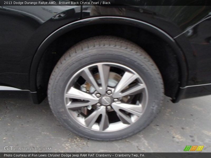 Brilliant Black Crystal Pearl / Black 2013 Dodge Durango Rallye AWD