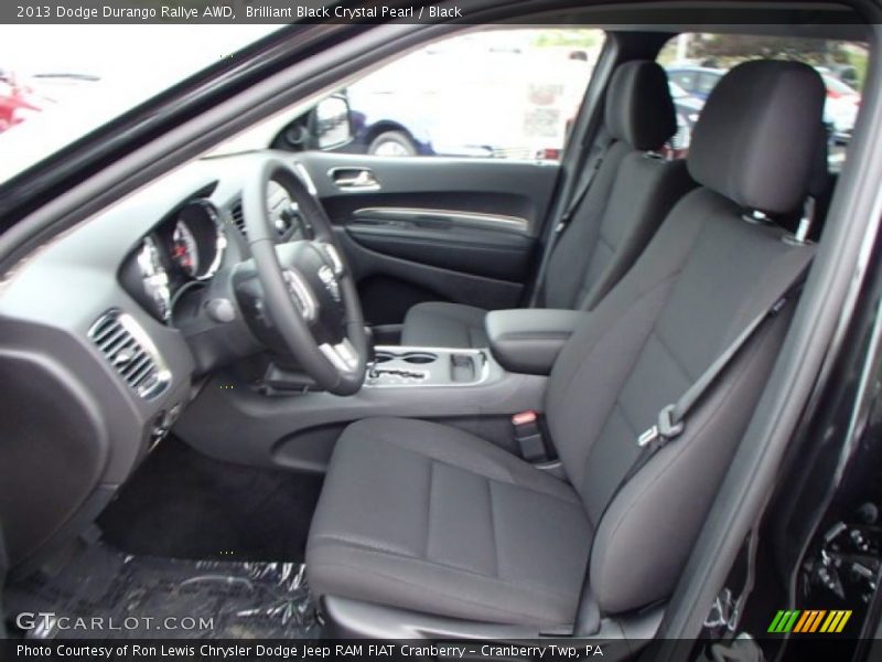 Brilliant Black Crystal Pearl / Black 2013 Dodge Durango Rallye AWD