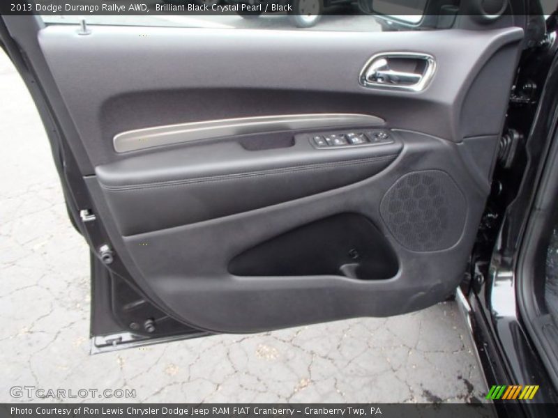 Brilliant Black Crystal Pearl / Black 2013 Dodge Durango Rallye AWD