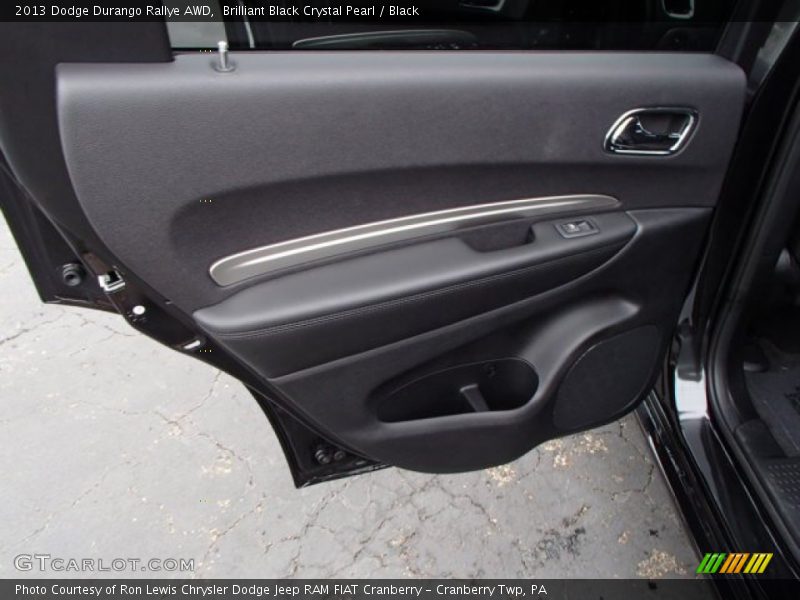 Brilliant Black Crystal Pearl / Black 2013 Dodge Durango Rallye AWD