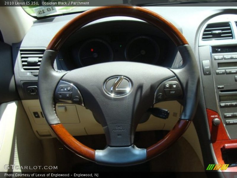 Obsidian Black / Parchment 2010 Lexus ES 350