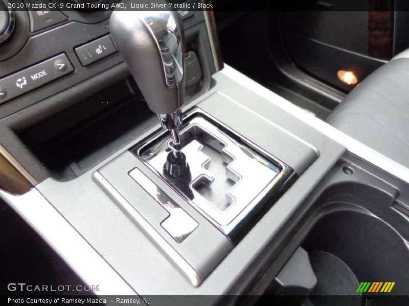 Liquid Silver Metallic / Black 2010 Mazda CX-9 Grand Touring AWD
