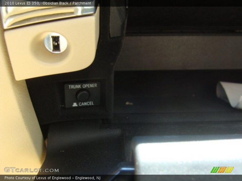 Obsidian Black / Parchment 2010 Lexus ES 350