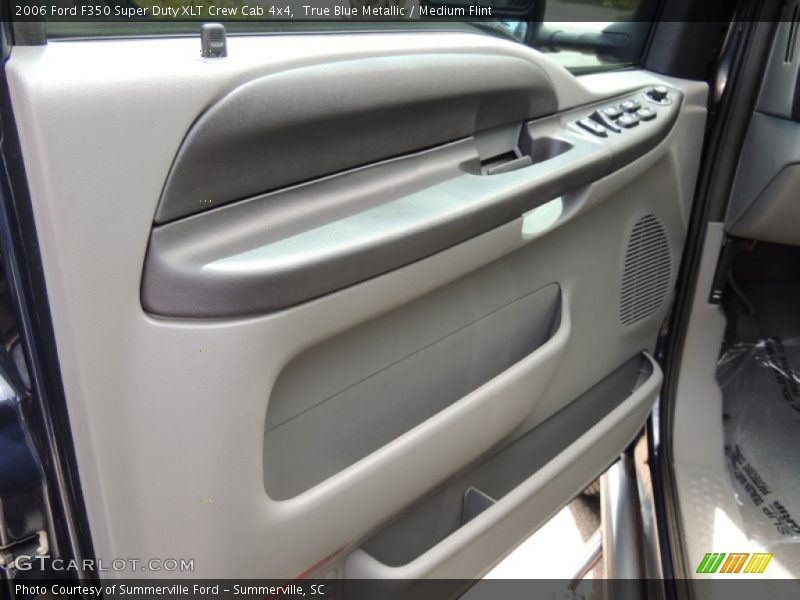 True Blue Metallic / Medium Flint 2006 Ford F350 Super Duty XLT Crew Cab 4x4
