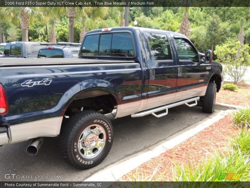 True Blue Metallic / Medium Flint 2006 Ford F350 Super Duty XLT Crew Cab 4x4