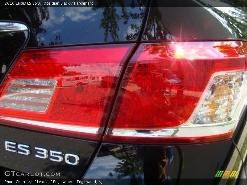 Obsidian Black / Parchment 2010 Lexus ES 350
