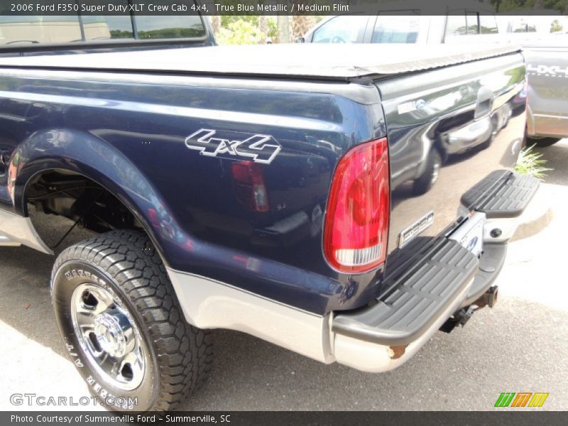 True Blue Metallic / Medium Flint 2006 Ford F350 Super Duty XLT Crew Cab 4x4