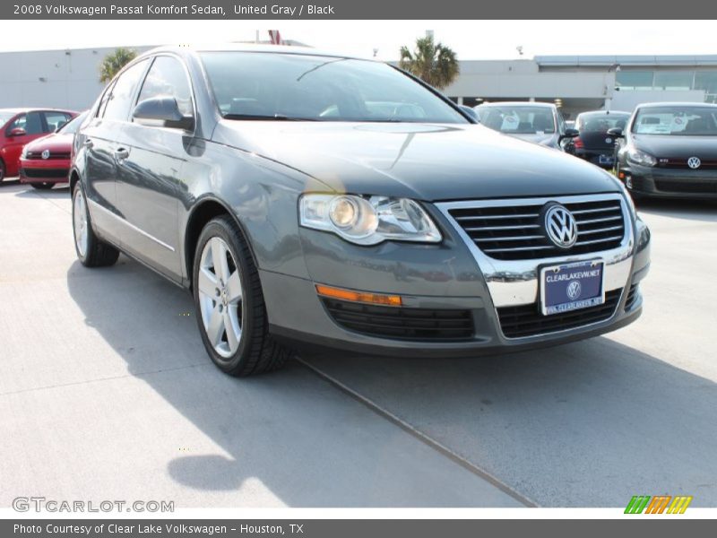 United Gray / Black 2008 Volkswagen Passat Komfort Sedan