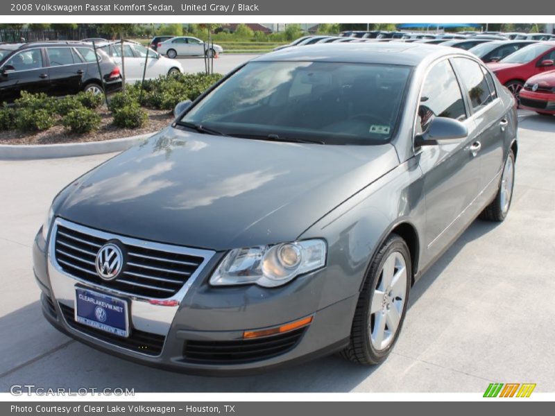 United Gray / Black 2008 Volkswagen Passat Komfort Sedan