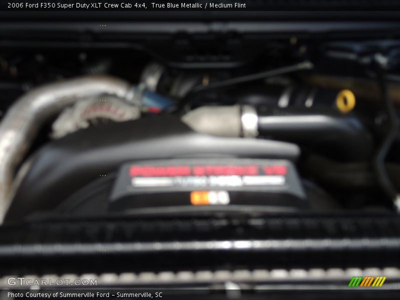 True Blue Metallic / Medium Flint 2006 Ford F350 Super Duty XLT Crew Cab 4x4
