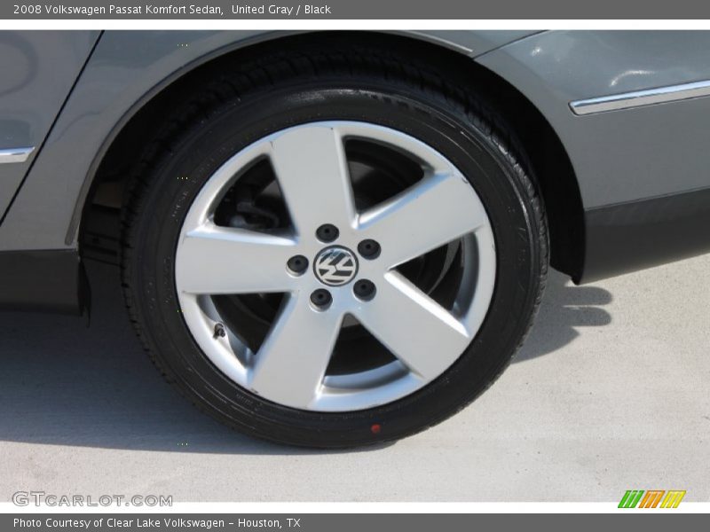 United Gray / Black 2008 Volkswagen Passat Komfort Sedan