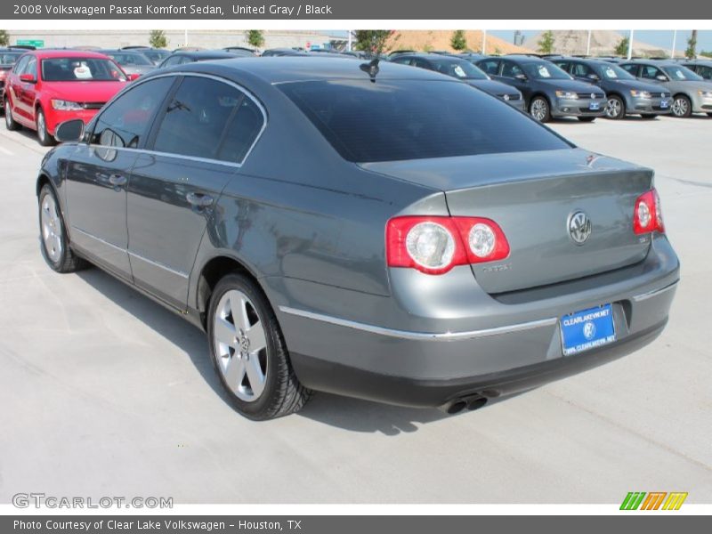 United Gray / Black 2008 Volkswagen Passat Komfort Sedan