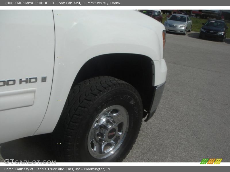 Summit White / Ebony 2008 GMC Sierra 2500HD SLE Crew Cab 4x4