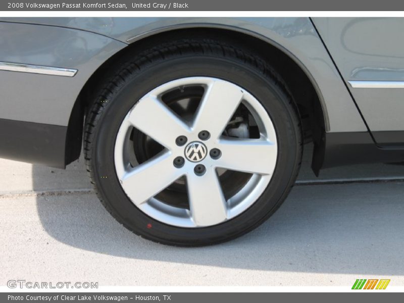 United Gray / Black 2008 Volkswagen Passat Komfort Sedan