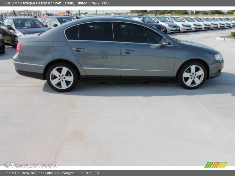 United Gray / Black 2008 Volkswagen Passat Komfort Sedan