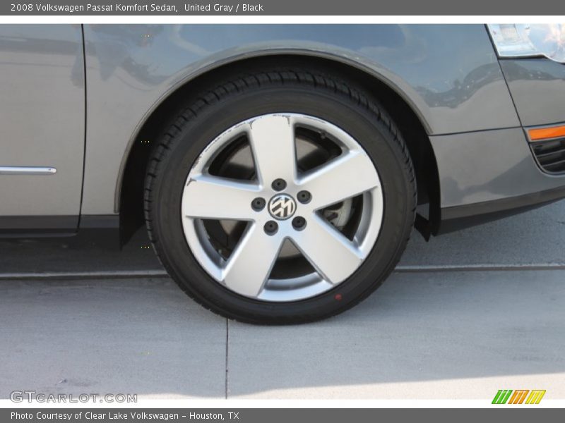 United Gray / Black 2008 Volkswagen Passat Komfort Sedan