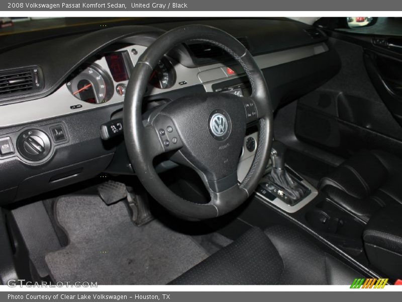 United Gray / Black 2008 Volkswagen Passat Komfort Sedan