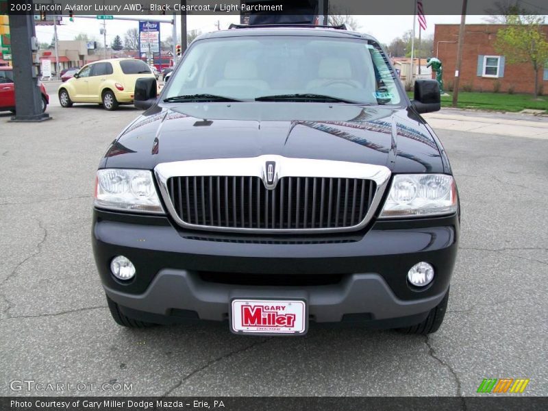 Black Clearcoat / Light Parchment 2003 Lincoln Aviator Luxury AWD