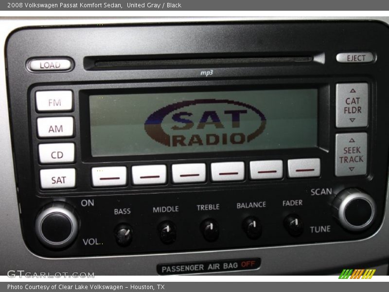 United Gray / Black 2008 Volkswagen Passat Komfort Sedan
