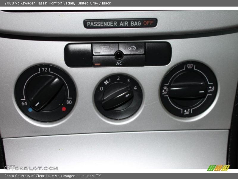 United Gray / Black 2008 Volkswagen Passat Komfort Sedan