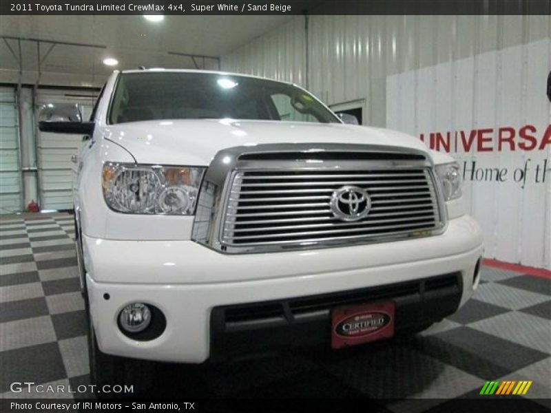 Super White / Sand Beige 2011 Toyota Tundra Limited CrewMax 4x4