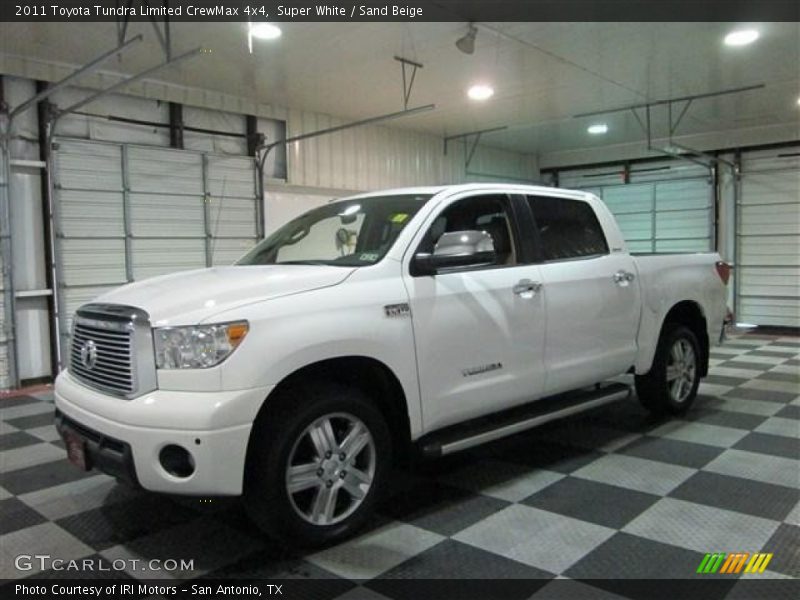 Super White / Sand Beige 2011 Toyota Tundra Limited CrewMax 4x4