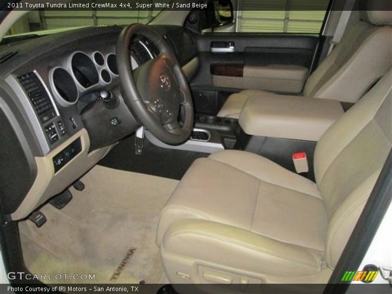 Super White / Sand Beige 2011 Toyota Tundra Limited CrewMax 4x4