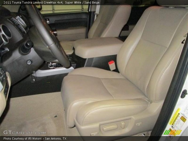 Super White / Sand Beige 2011 Toyota Tundra Limited CrewMax 4x4