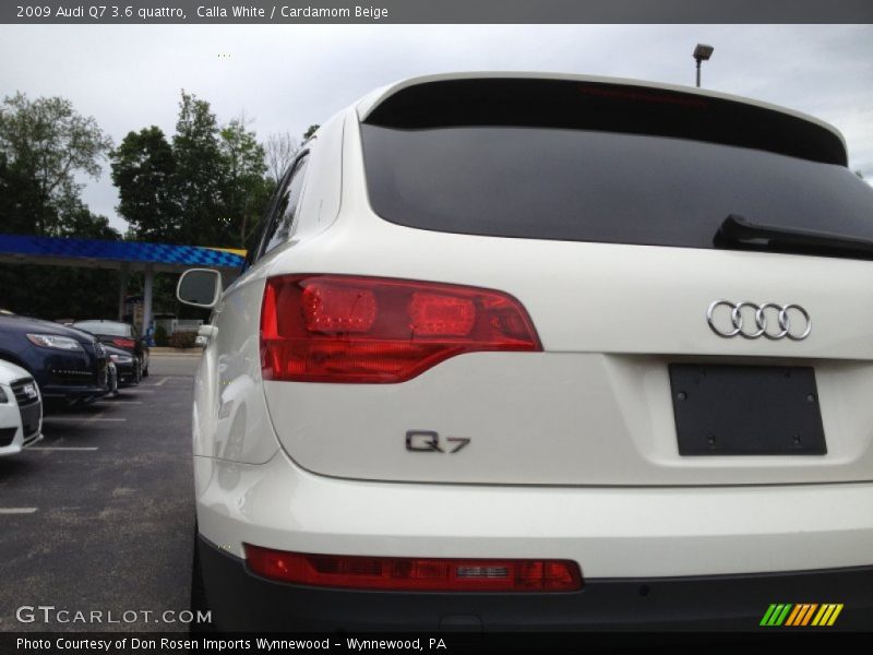 Calla White / Cardamom Beige 2009 Audi Q7 3.6 quattro