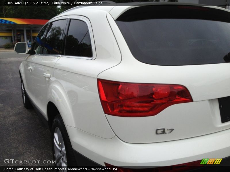 Calla White / Cardamom Beige 2009 Audi Q7 3.6 quattro