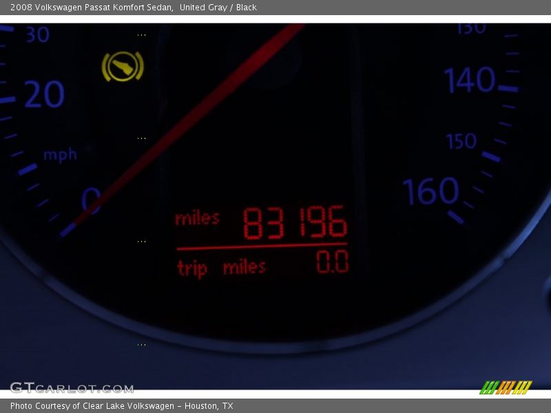 United Gray / Black 2008 Volkswagen Passat Komfort Sedan
