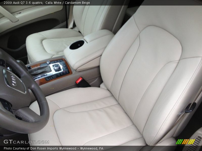 Calla White / Cardamom Beige 2009 Audi Q7 3.6 quattro