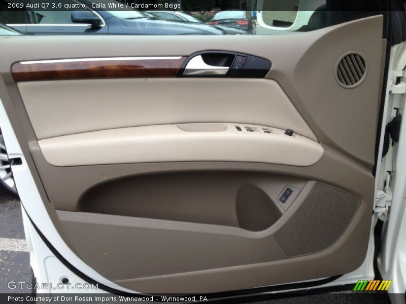 Calla White / Cardamom Beige 2009 Audi Q7 3.6 quattro