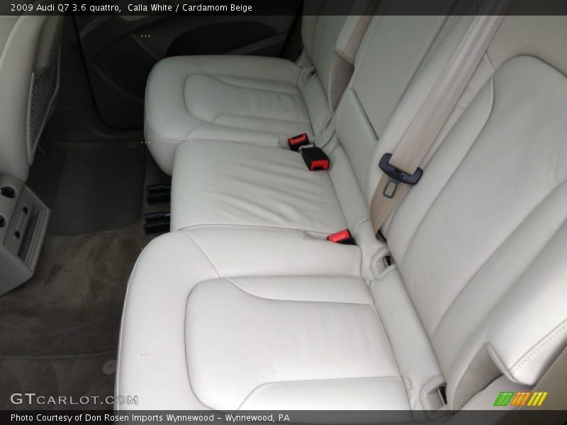 Calla White / Cardamom Beige 2009 Audi Q7 3.6 quattro