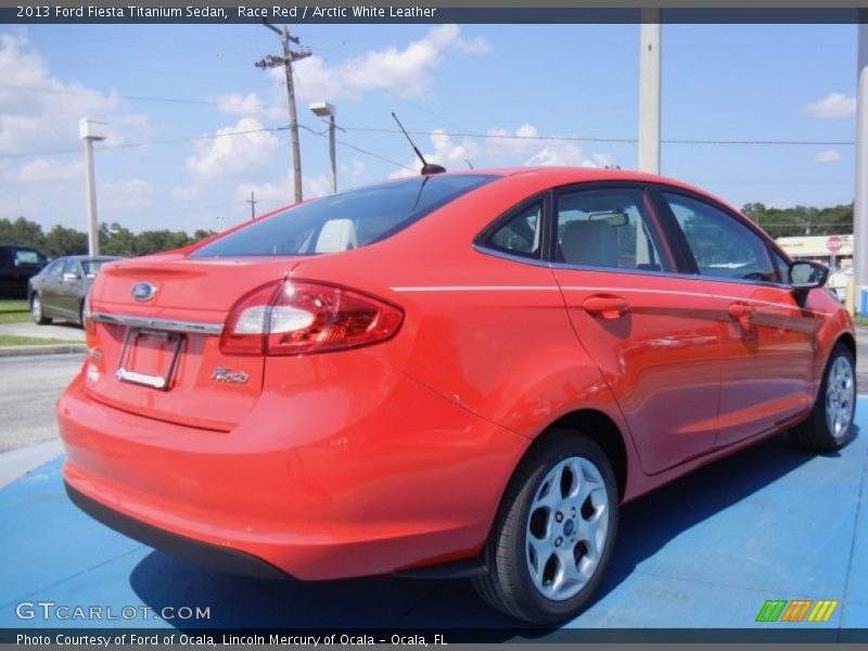  2013 Fiesta Titanium Sedan Race Red