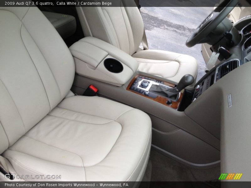Calla White / Cardamom Beige 2009 Audi Q7 3.6 quattro