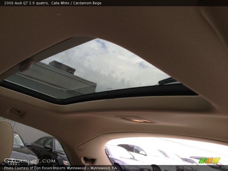 Calla White / Cardamom Beige 2009 Audi Q7 3.6 quattro