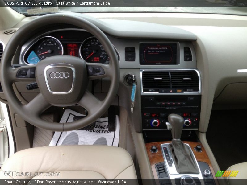 Calla White / Cardamom Beige 2009 Audi Q7 3.6 quattro
